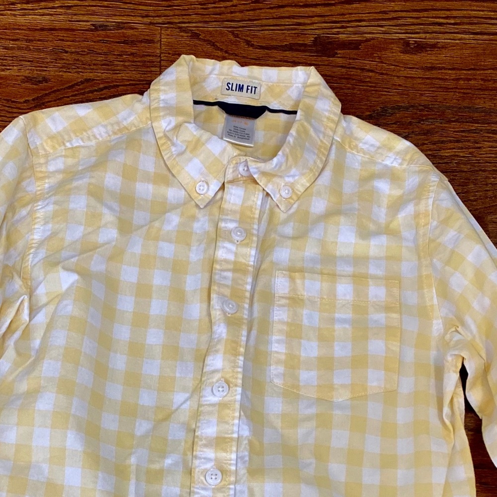 Gymboree Boys Size 7/8 Slim Fit Button Down Shirt